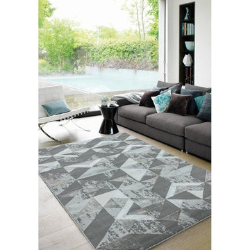 Orion OR09 Flag Modern Geometric Distressed Textured Soft-Touch Metallic Shimmer Silver/Grey/Cream Rug-Asiatic Carpets-Rug Love - The Most Loved Rug Store